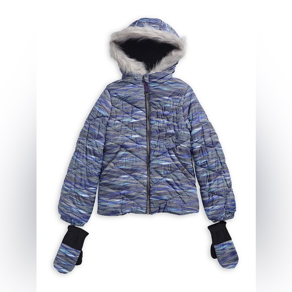 London Fog Extra Warmth functional outdoor gear winter jacket with gloves - Picture 1 of 8